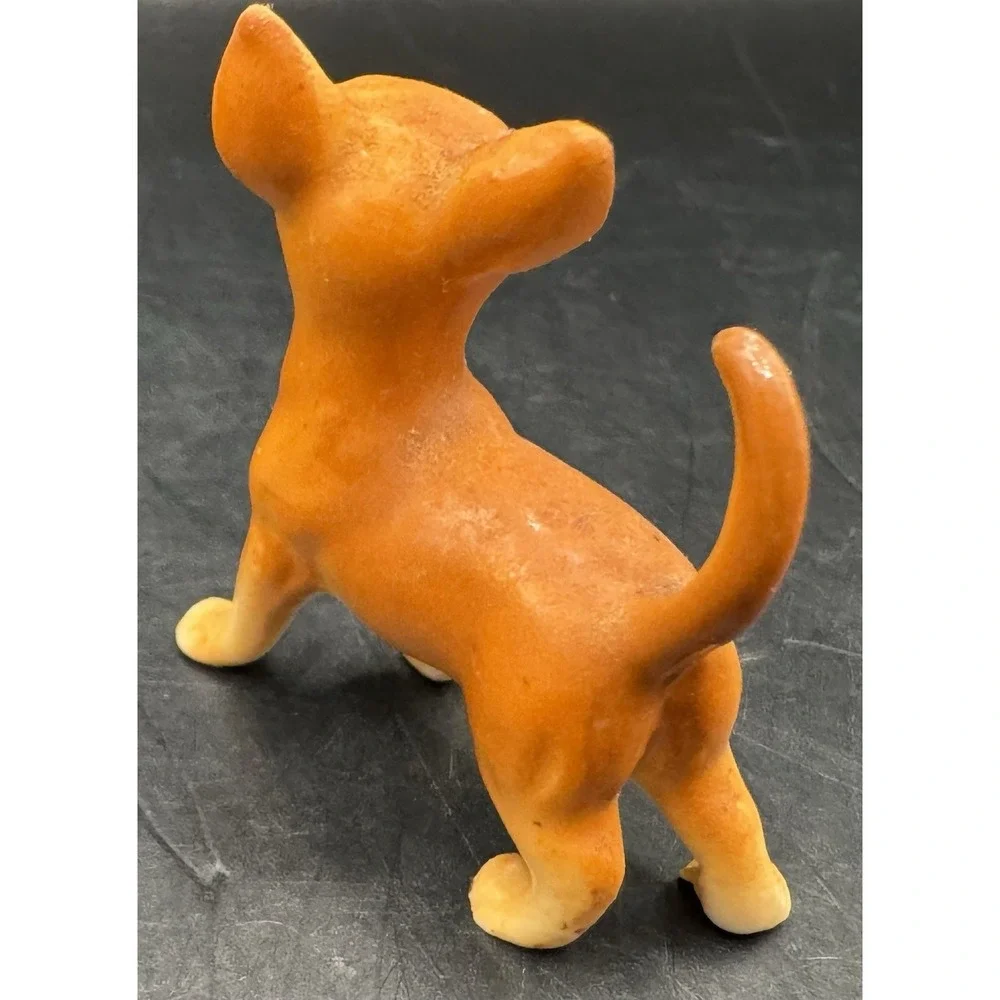 Lot Of 3 Vintage Ceramic Chihuahua Dogs Trinket Shelf Display Decor READ NOTES